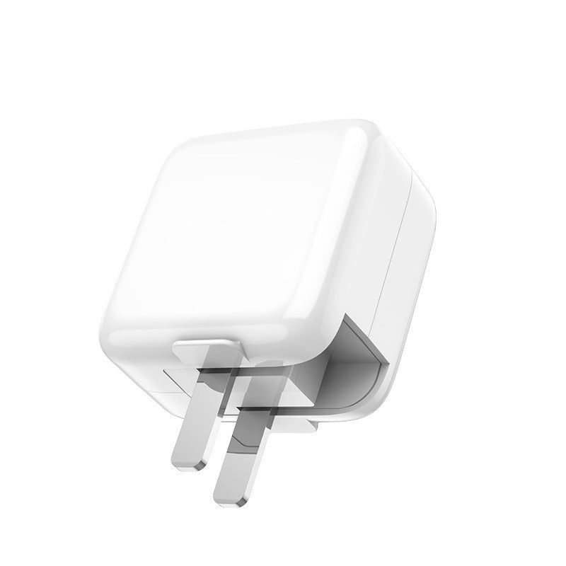 Adaptateur de voyage pour chargeur de prise murale d'alimentation USB-A à deux ports