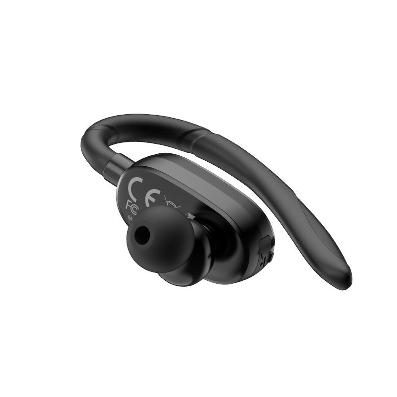 Wireless Bluetooth Headset Single Ear Hook with Mic