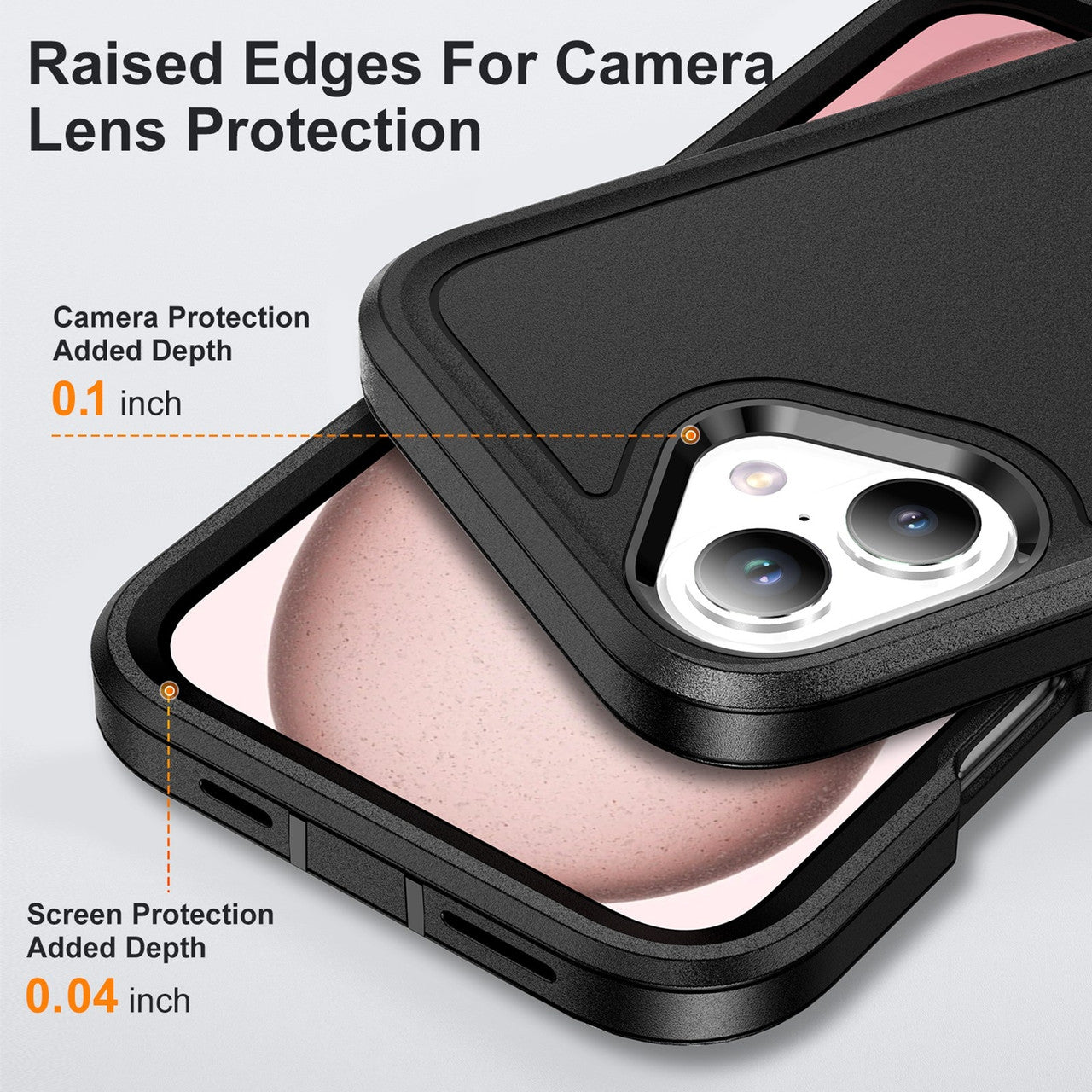 Shockproof Defender Case for iPhone 16 Plus