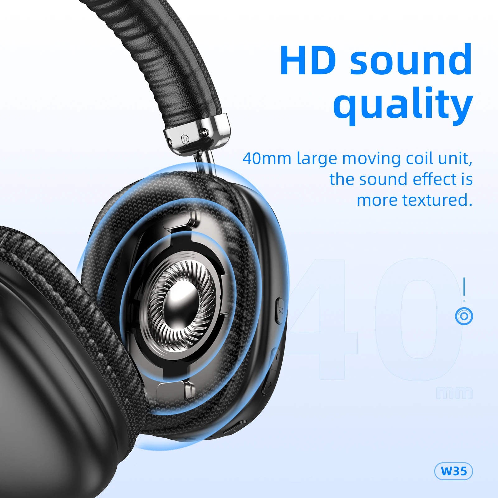 Bluetooth V5.3 Wireless / Wired Stereo Headphones Headsets with Mic