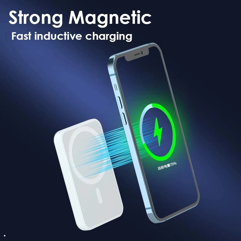 Magnetic Magsafe Battery Pack Wireless Charger Power Bank