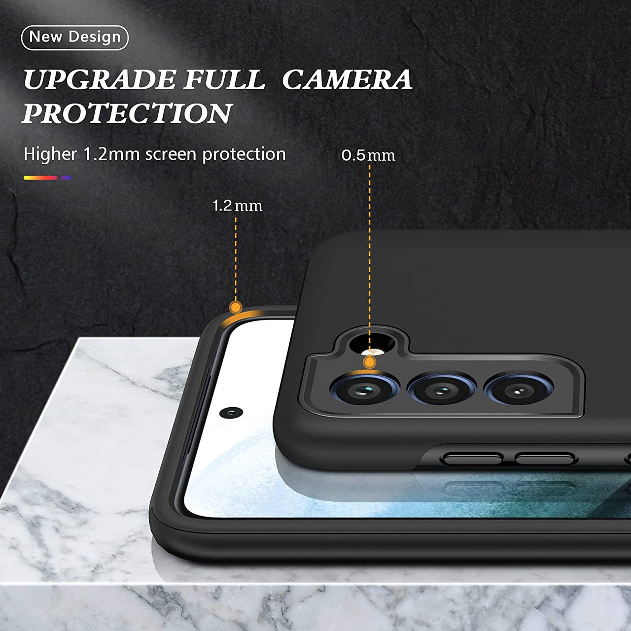 Hybrid Magnetic Invisible Ring Case for Samsung Galaxy S21 FE