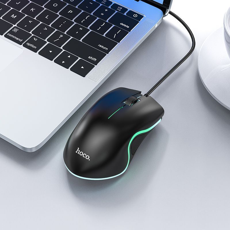 LED Flashing Wired USB Gaming Mouse