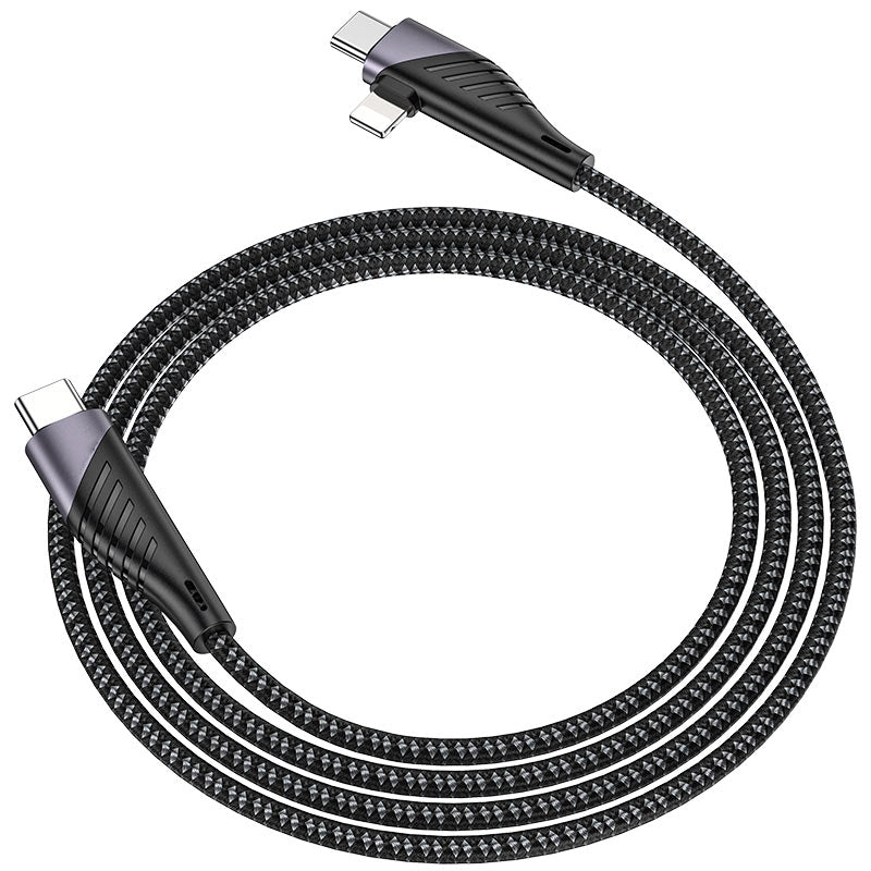 Nylon Braided USB-C to Lightning / USB-C Fast Charging Data Cable (1m)