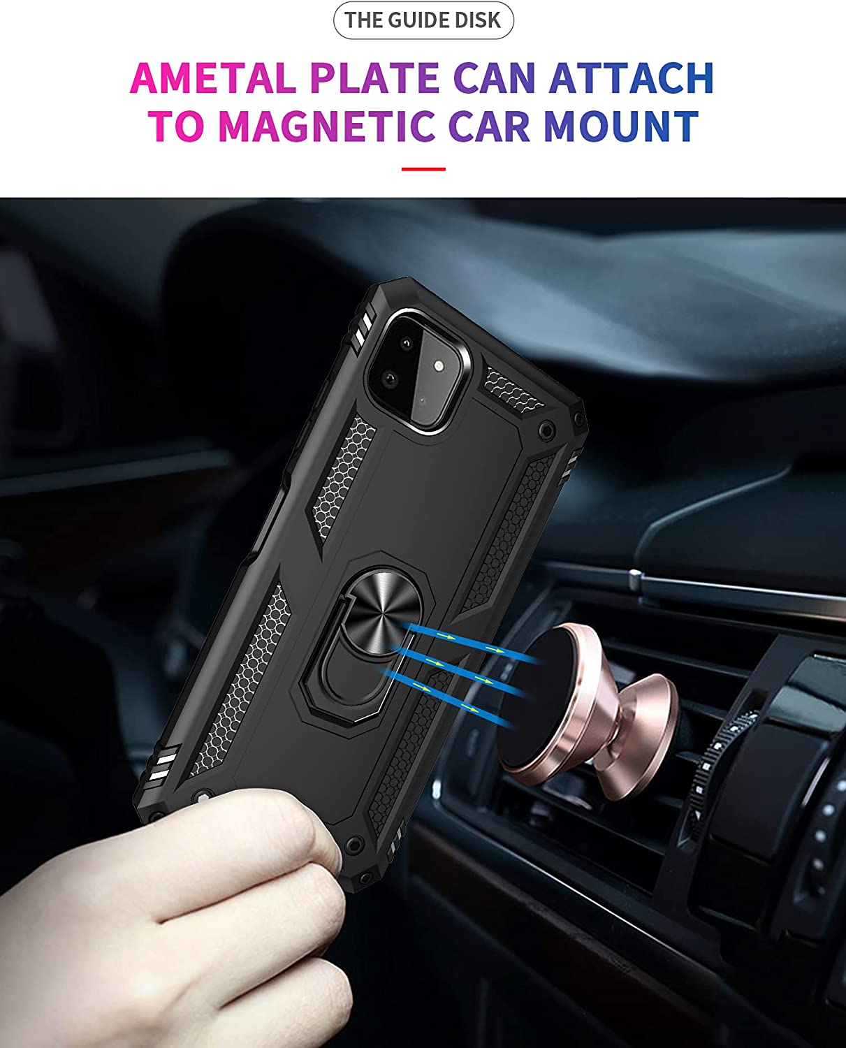 Hybrid Ring Case for Alcatel 3V 2019