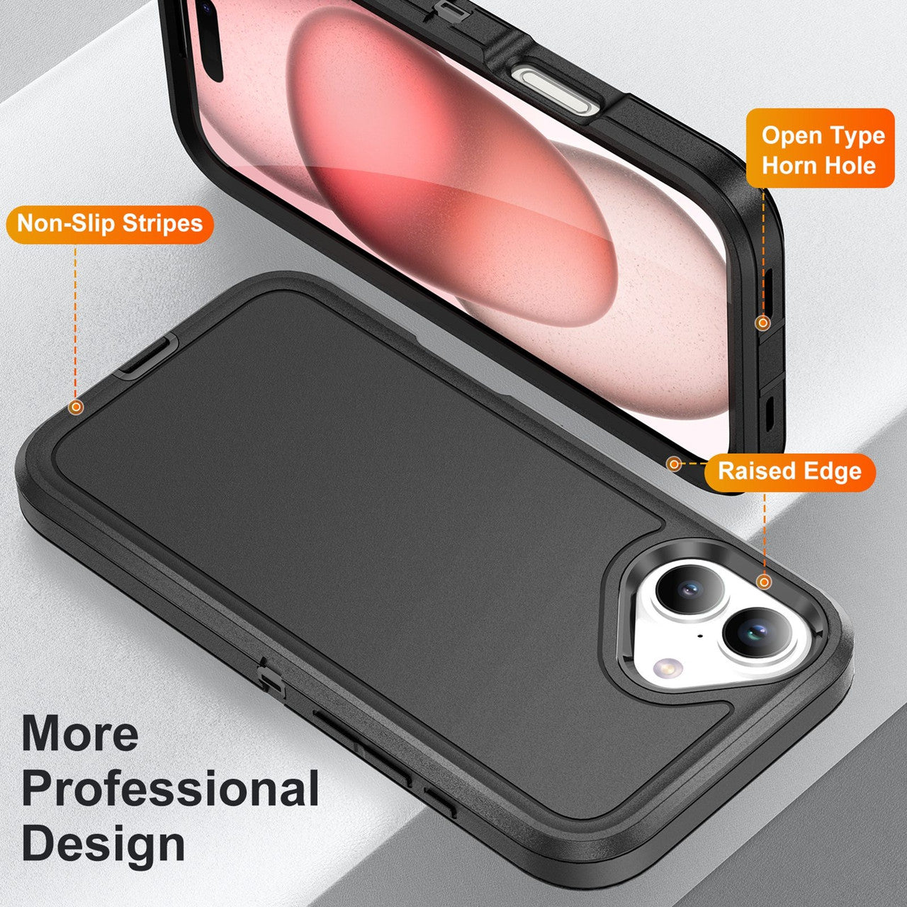 Shockproof Defender Case for iPhone 16 Plus