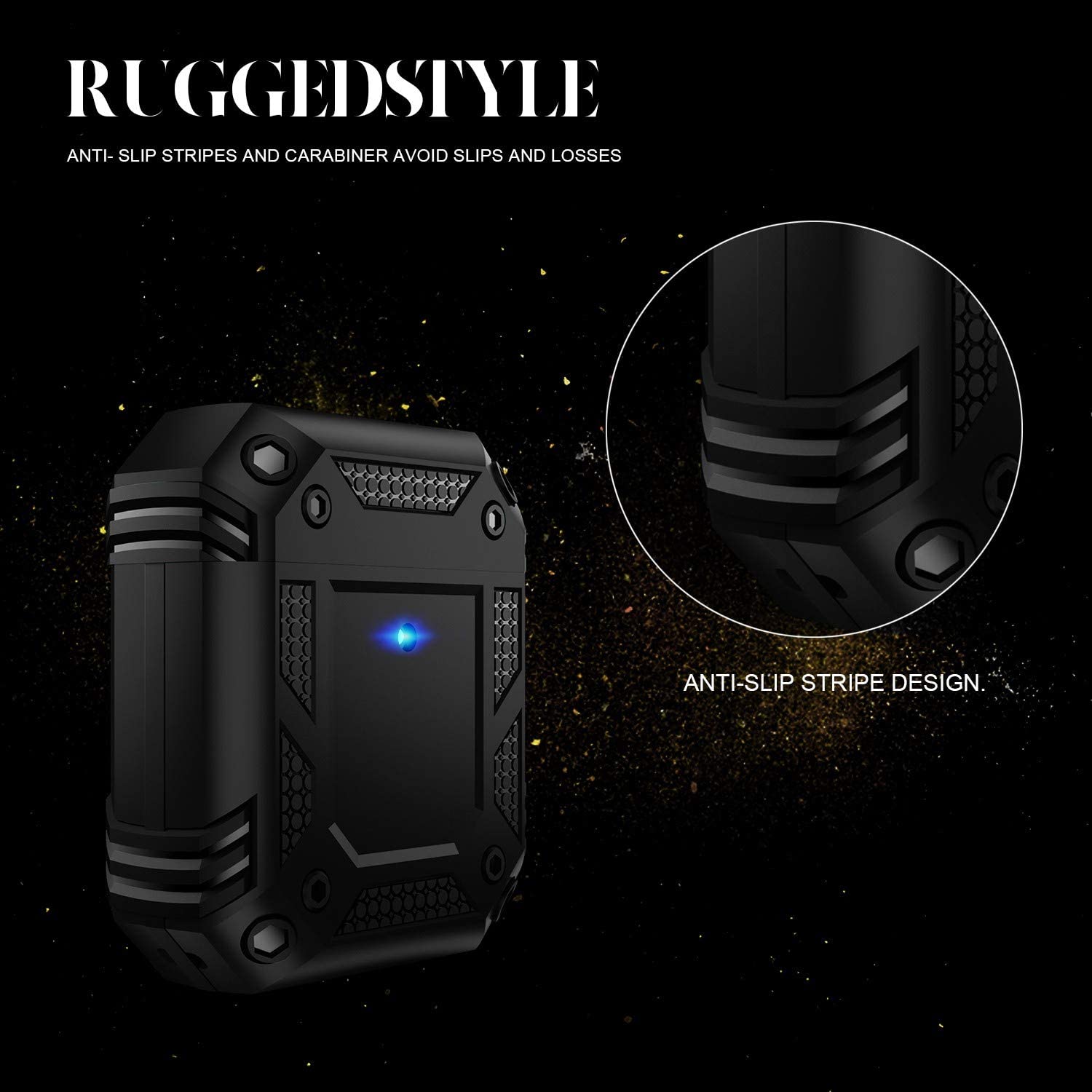 Rugged Anti-Drop Case for AirPods 1 / 2 (1st / 2nd Gen.)