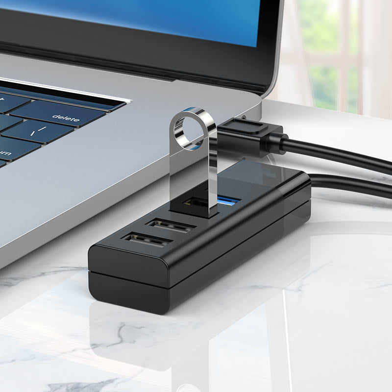 USB-A to 4x USB-A Ports Hub Adapter