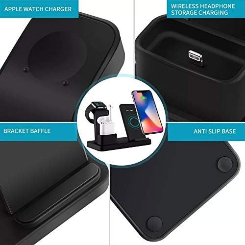 3 in 1 Magnetic Wireless Charger Dock Stand Station