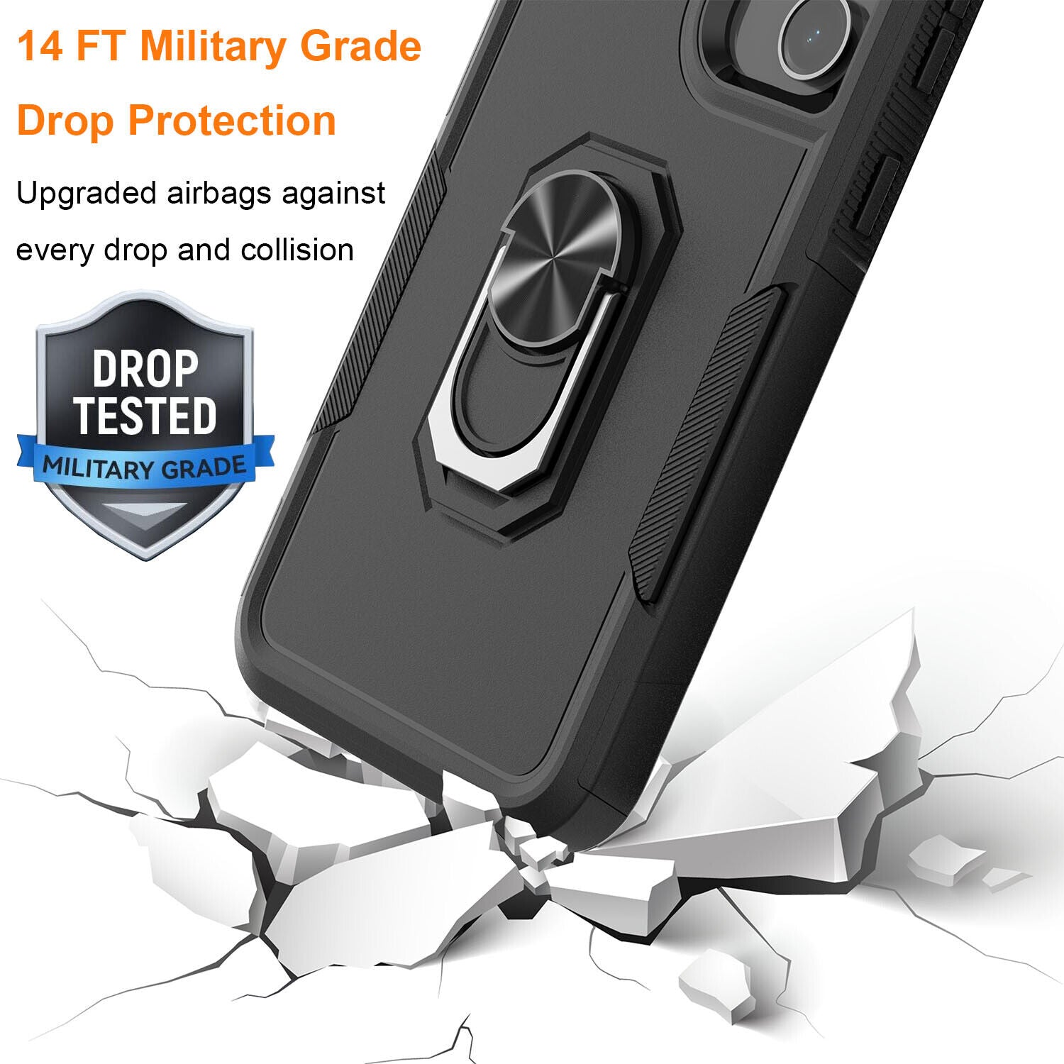 Heavy Duty Ring Case for Samsung Galaxy S24 FE