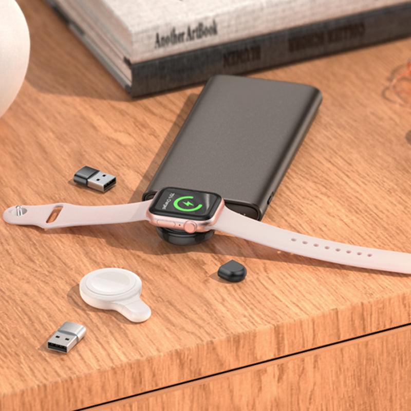 Portable USB-A / USB-C Wireless Charger for Apple Watch iWatch