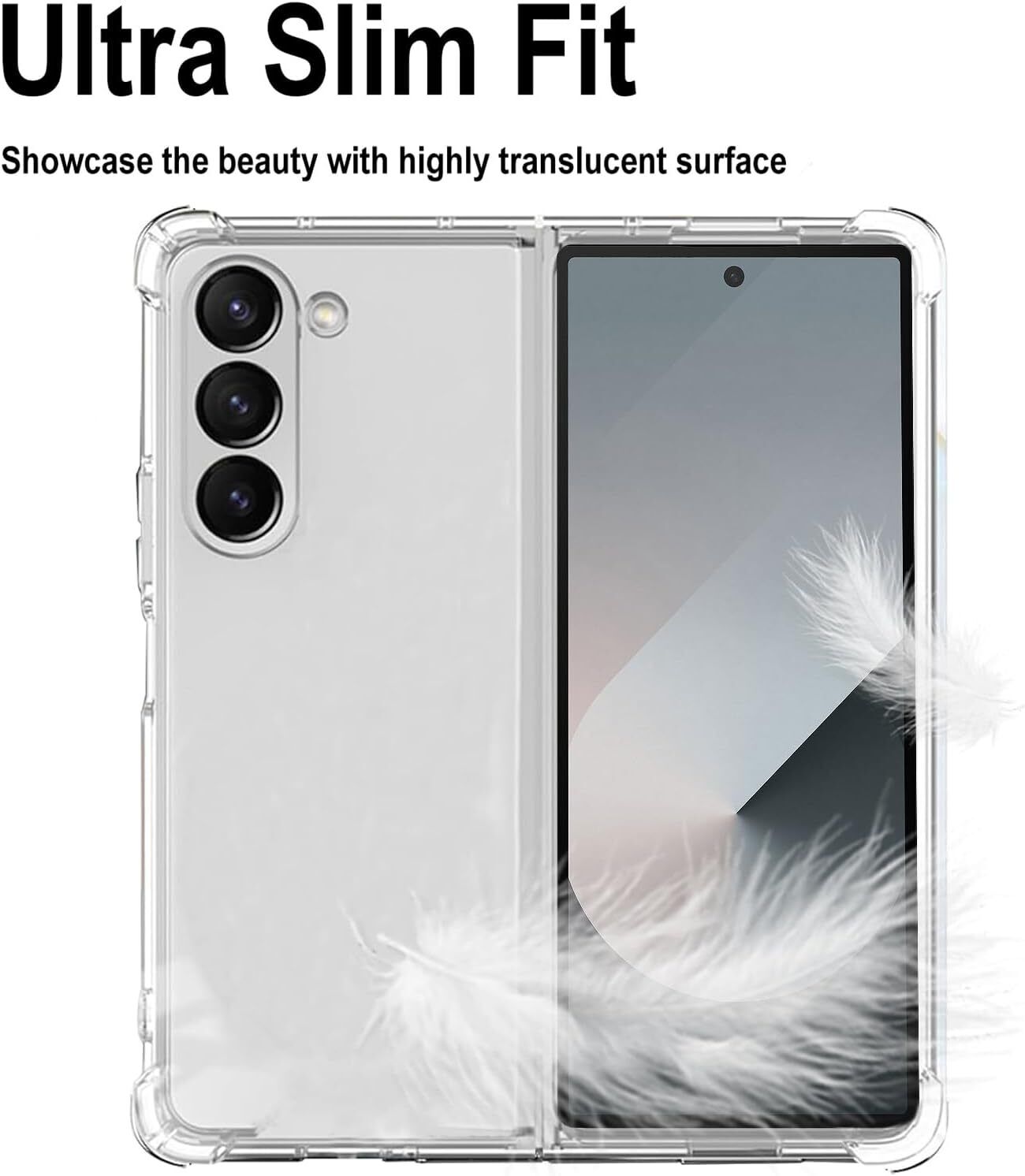 Coque en TPU souple pour Samsung Galaxy Z Fold 6 5G