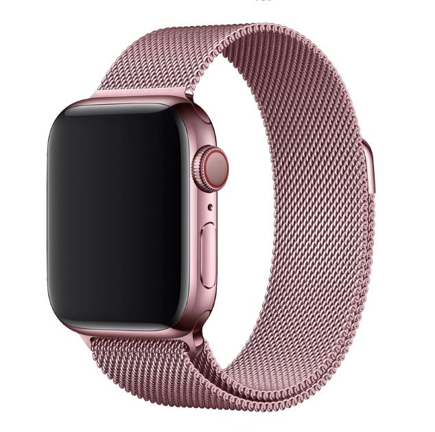 Bracelet de remplacement à boucle magnétique en métal pour Apple Watch iWatch