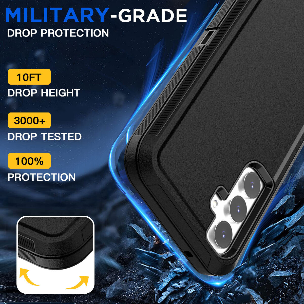 Shockproof Defender Case for Samsung Galaxy S24 / S25