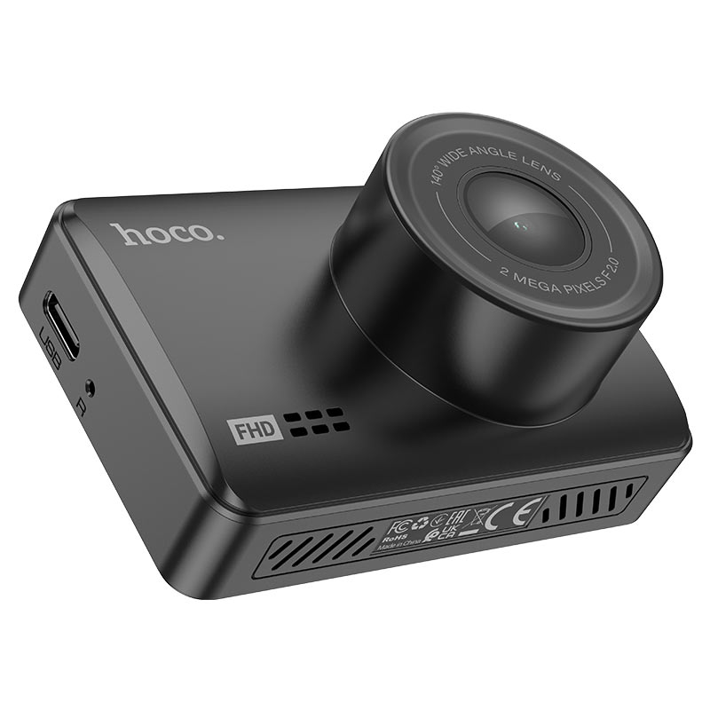 Single Channel Driving Recorder Car Dash Camera With HD Display