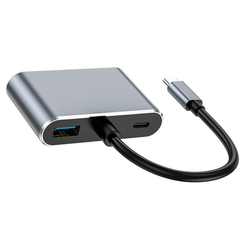 4 in 1 USB-C Hub Adapter (USB-C to HDMI + USB3.0 + USB-C + VGA Ports)