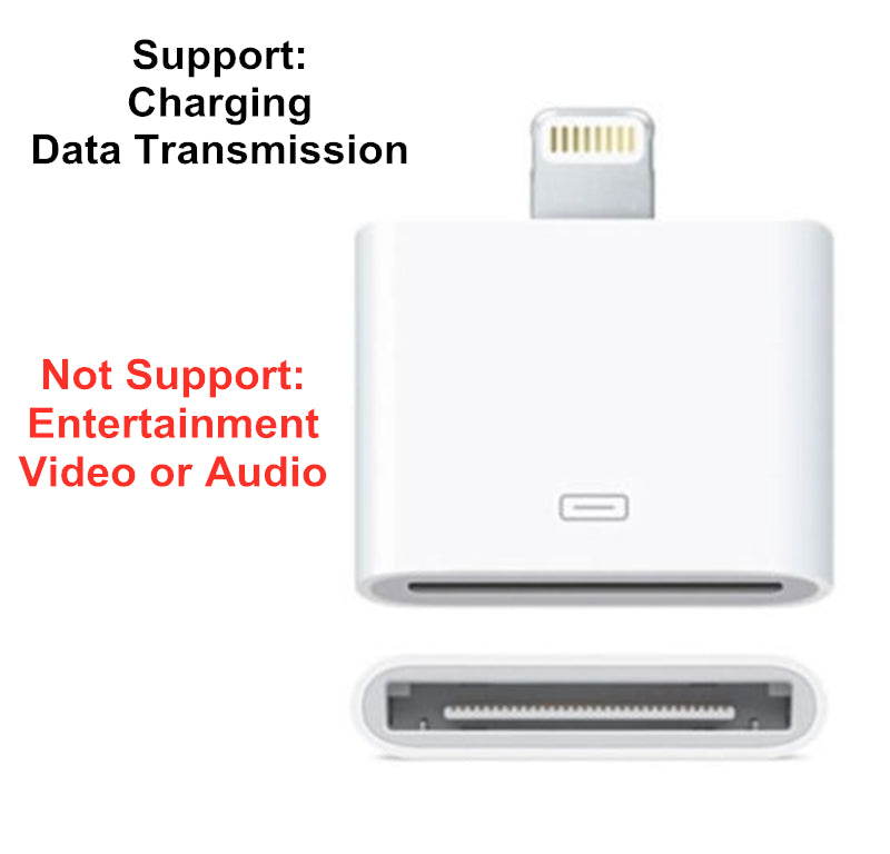 Lightning to 30-Pin Adapter Connector (Only for Charging)