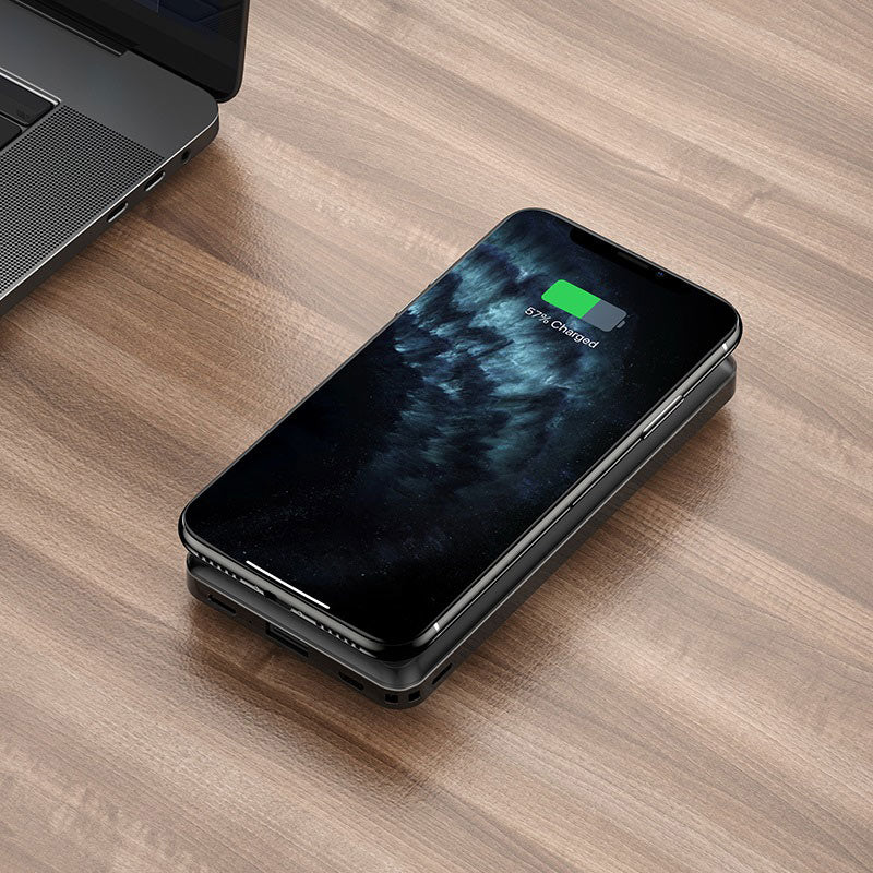 (10000mAh) Wireless Charger Portable Battery Pack Power Bank