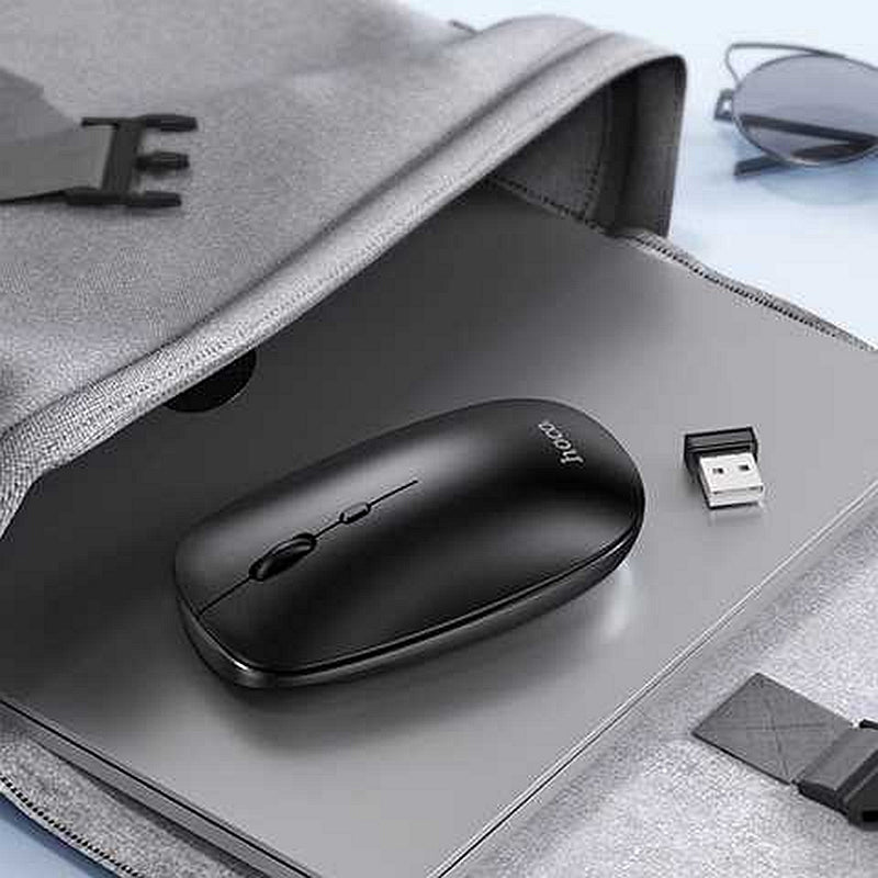 Dual Mode 1600 DPI Bluetooth Wireless Mouse with USB Receiver