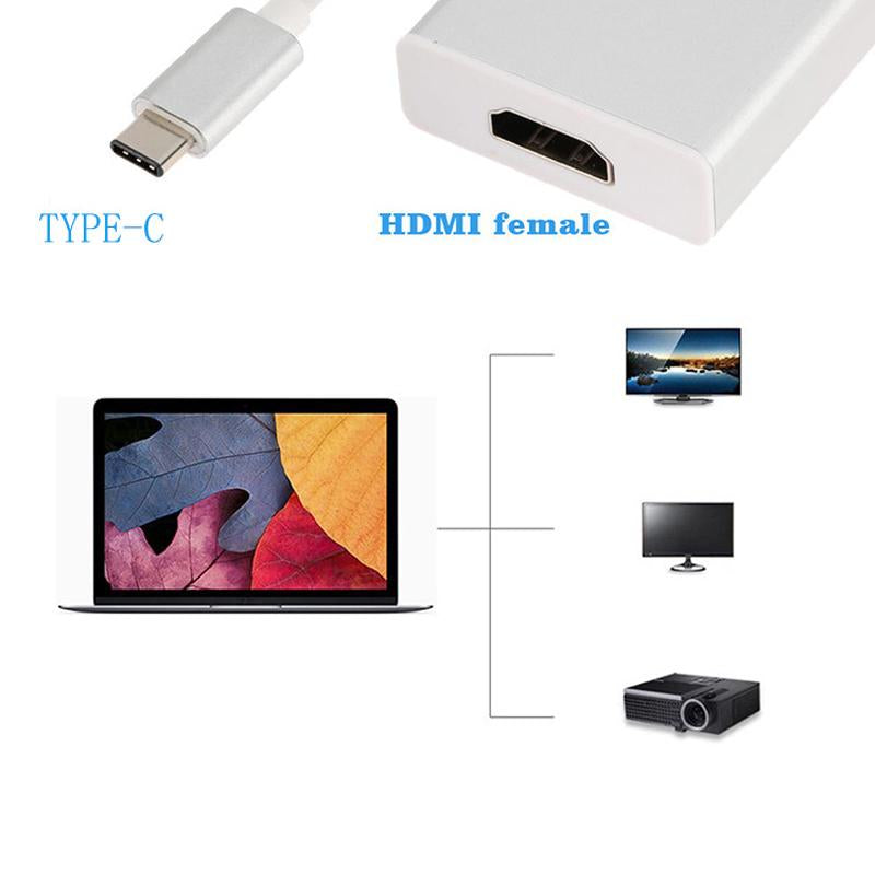 USB-C Male to HDMI Female Adapter Converter