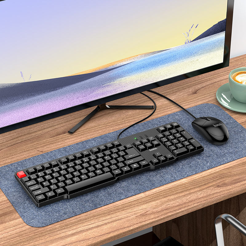 Wired USB Keyboard & Mouse Combo Set