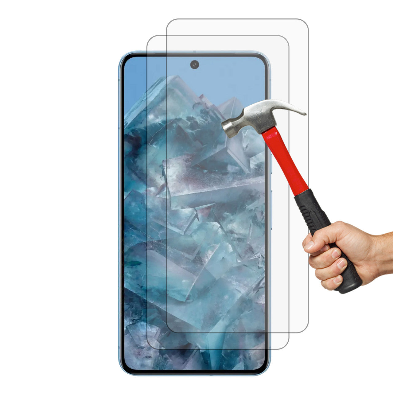 (Paquet de 2) Protecteur d'écran en verre trempé pour Google Pixel 8 Pro