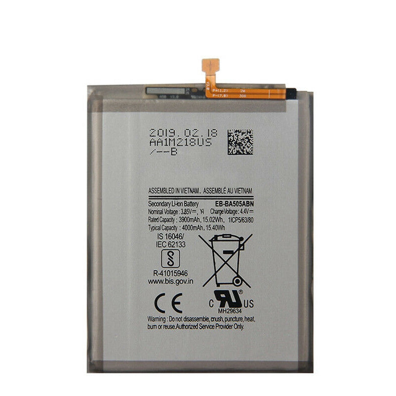 Batterie de remplacement pour Samsung Galaxy A20 / A30 / A30s / A50 (A205 A305 A505), EB-BA205ABN EB-BA305ABN EB-BA505ABN EB-BA505ABE