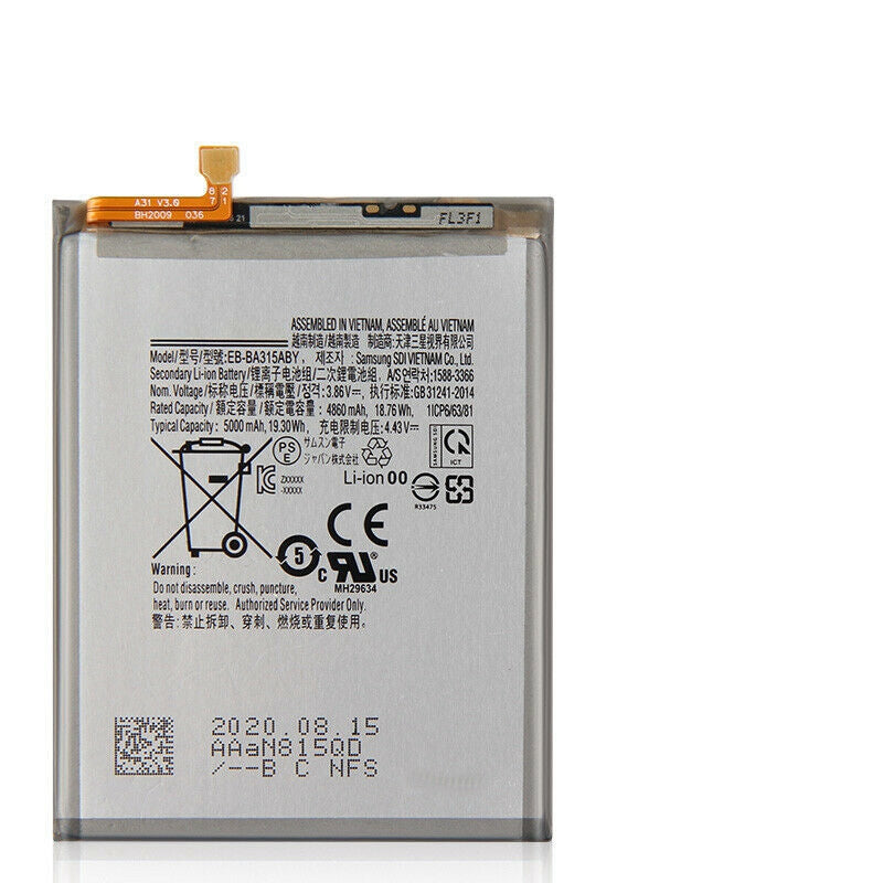 Replacement Battery for Samsung Galaxy A31 4G (A315) / A22 4G (A225) / A32 4G (A325), EB-BA315ABY EB-BA315ABU