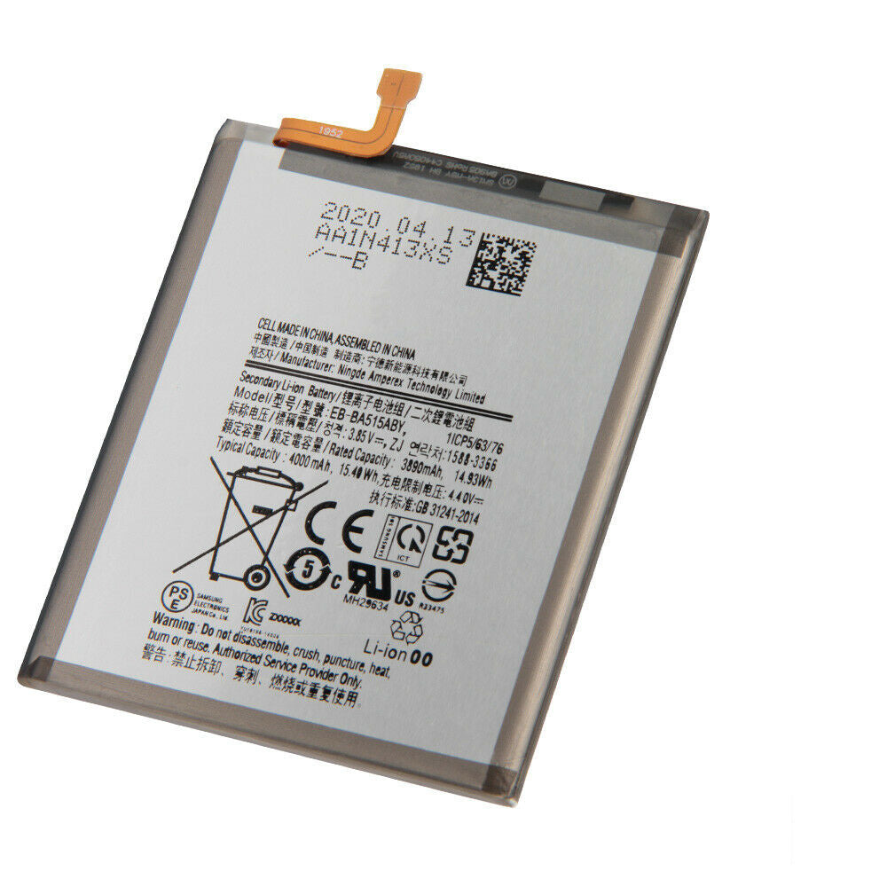 Replacement Battery for Samsung Galaxy A51 4G (A515), EB-BA515ABY EB-BA515ABE EB-BA515ABU