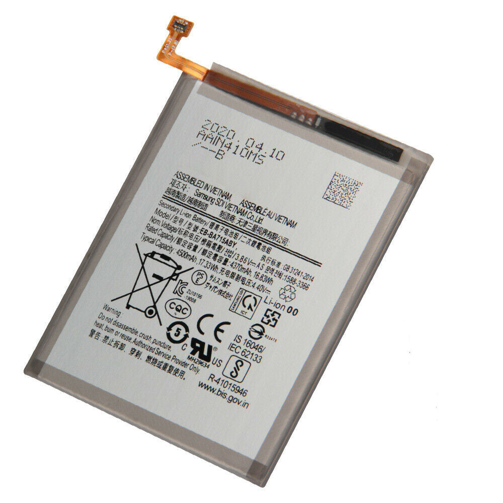 Batterie de remplacement pour Samsung Galaxy A71 4G (A715), EB-BA715ABY EB-BA715ABE EB-BA715ABU