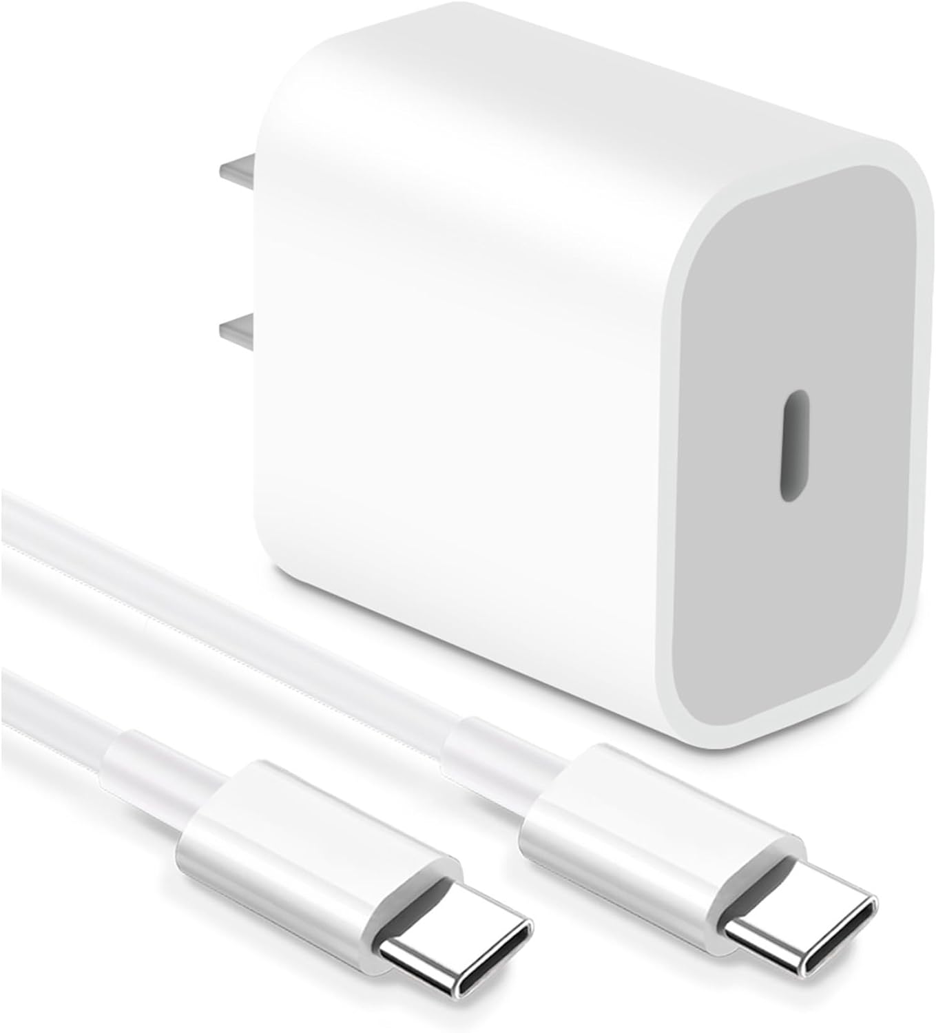 (35 W) Adaptateur secteur à charge rapide USB-C Chargeur mural et câble USB-C vers Lightning/USB-C