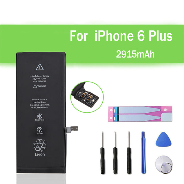 Batterie de remplacement pour iPhone 6 Plus, 2915mAh