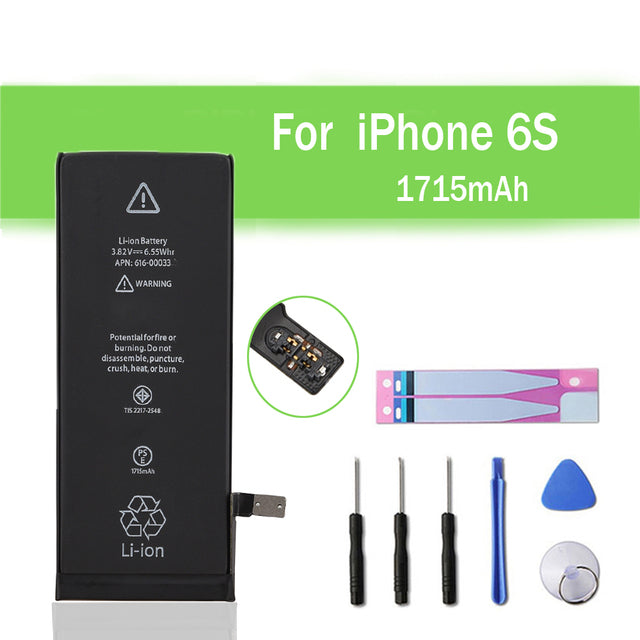 Batterie de remplacement pour iPhone 6S, 1715mAh