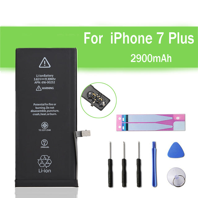 Batterie de remplacement pour iPhone 7 Plus, 2900 mAh