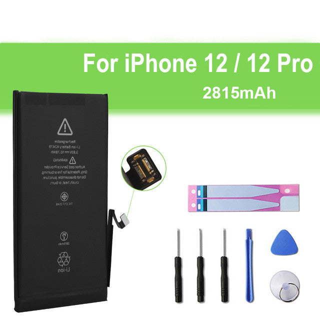 Replacement Battery for iPhone 12 / 12 Pro, 2815mAh