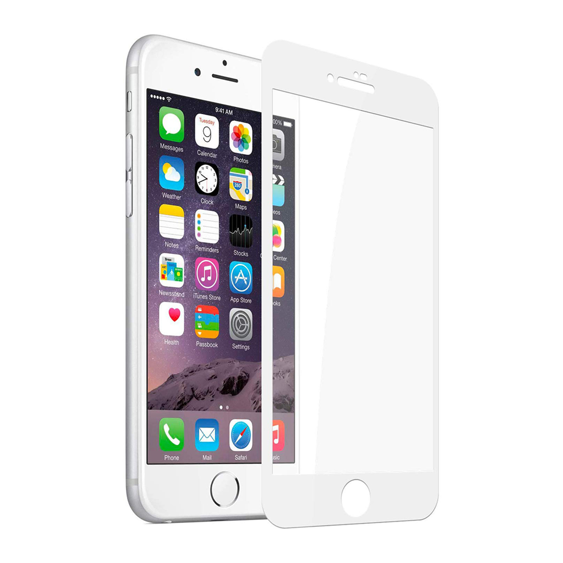 Curved Full Coverage Tempered Glass Screen Protector for iPhone 6 / 6S