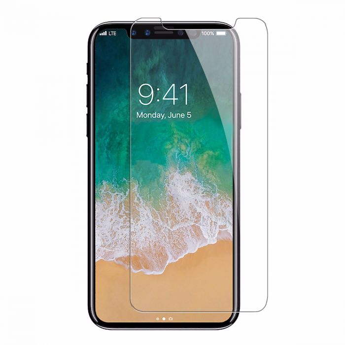 (Paquet de 2) Protecteur d'écran en verre trempé pour iPhone X / XS / 11 Pro