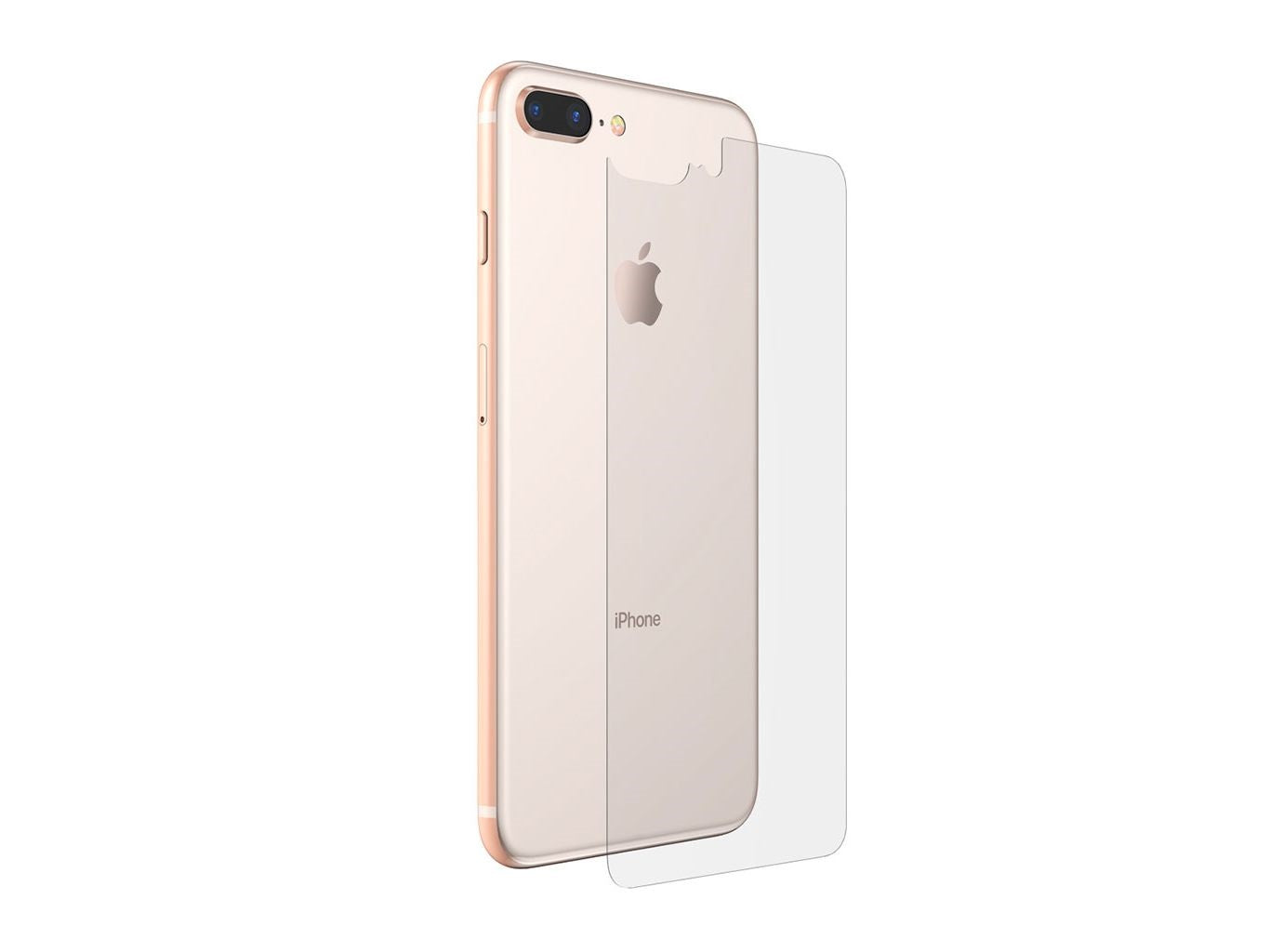 (Lot de 2) Protection arrière en verre trempé pour iPhone 7/8