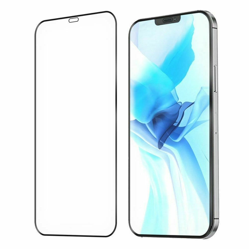 Protecteur d'écran en verre trempé incurvé à couverture complète pour iPhone 12/12 Pro