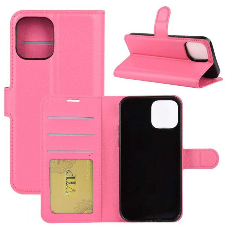 Leather Folio Wallet Case for iPhone 12 Pro Max