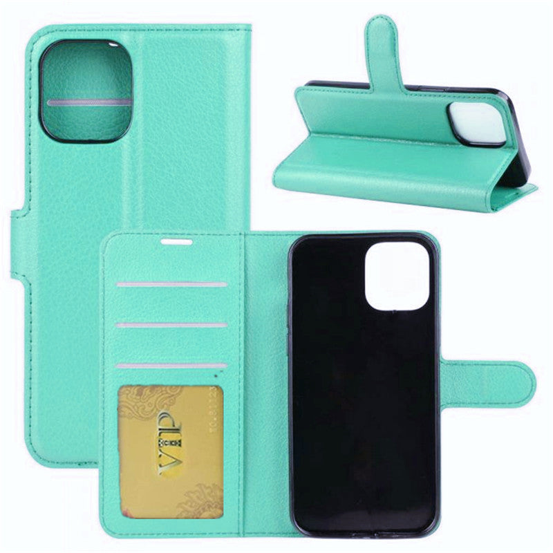 Leather Folio Wallet Case for iPhone 12 Pro Max