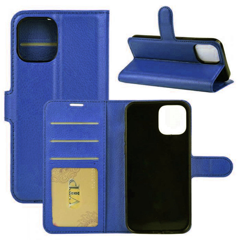 Leather Folio Wallet Case for iPhone 12 Pro Max