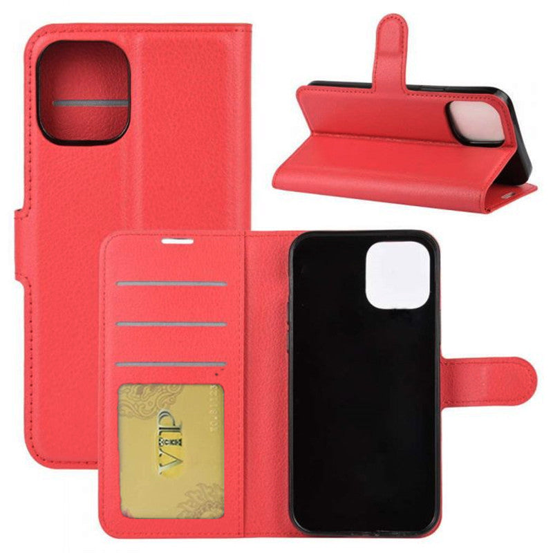 Leather Folio Wallet Case for iPhone 12 Pro Max