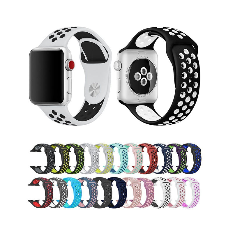 Bracelet de rechange en silicone Nike Sport pour Apple Watch iWatch