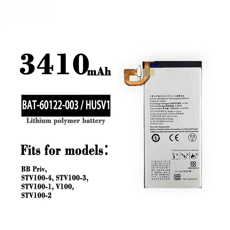 Replacement Battery for Blackberry Priv, BAT-60122-003