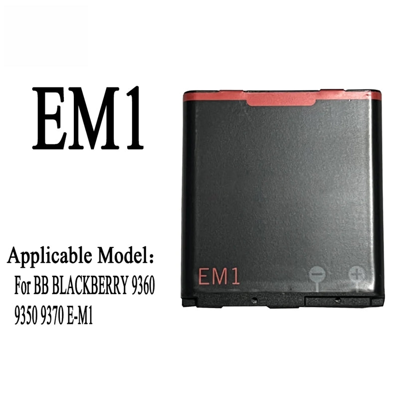 Replacement Battery for Blackberry Curve 9350 9360 9370, E-M1 EM1 EM-1