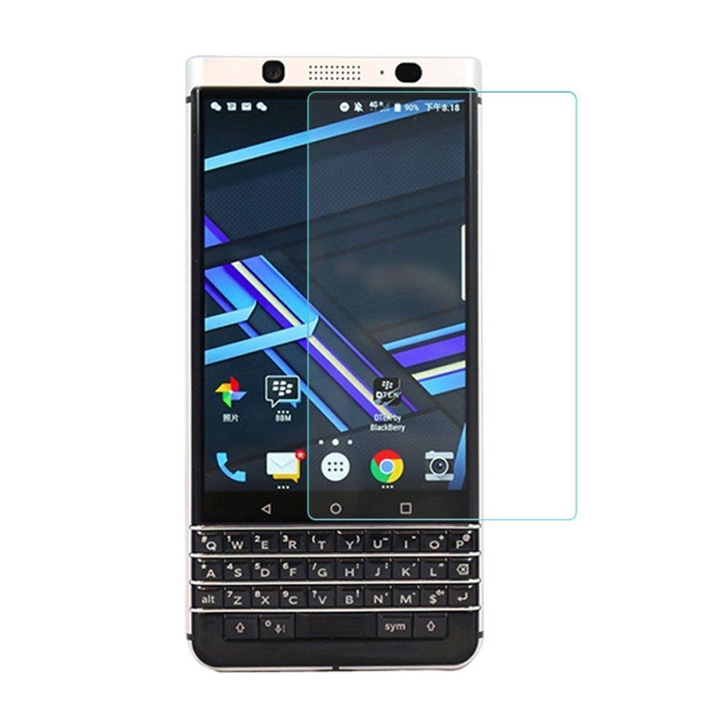 Protecteur d'écran en verre trempé incurvé à couverture complète pour Blackberry KeyOne Key1