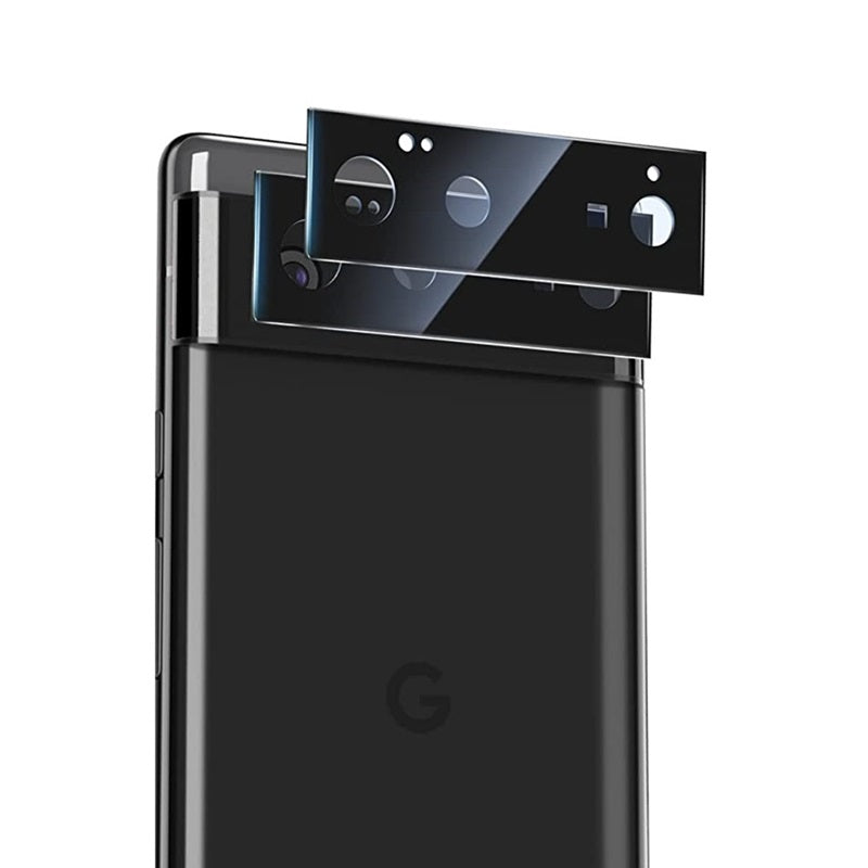 (Lot de 2) Protecteur d'objectif d'appareil photo en verre trempé pour Google Pixel 6