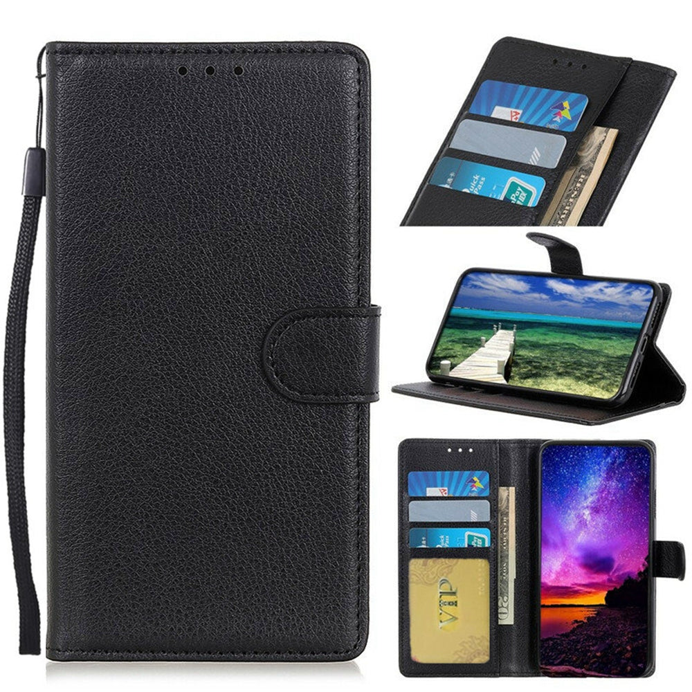 Leather Folio Wallet Case for TCL 40 SE / 40 XL