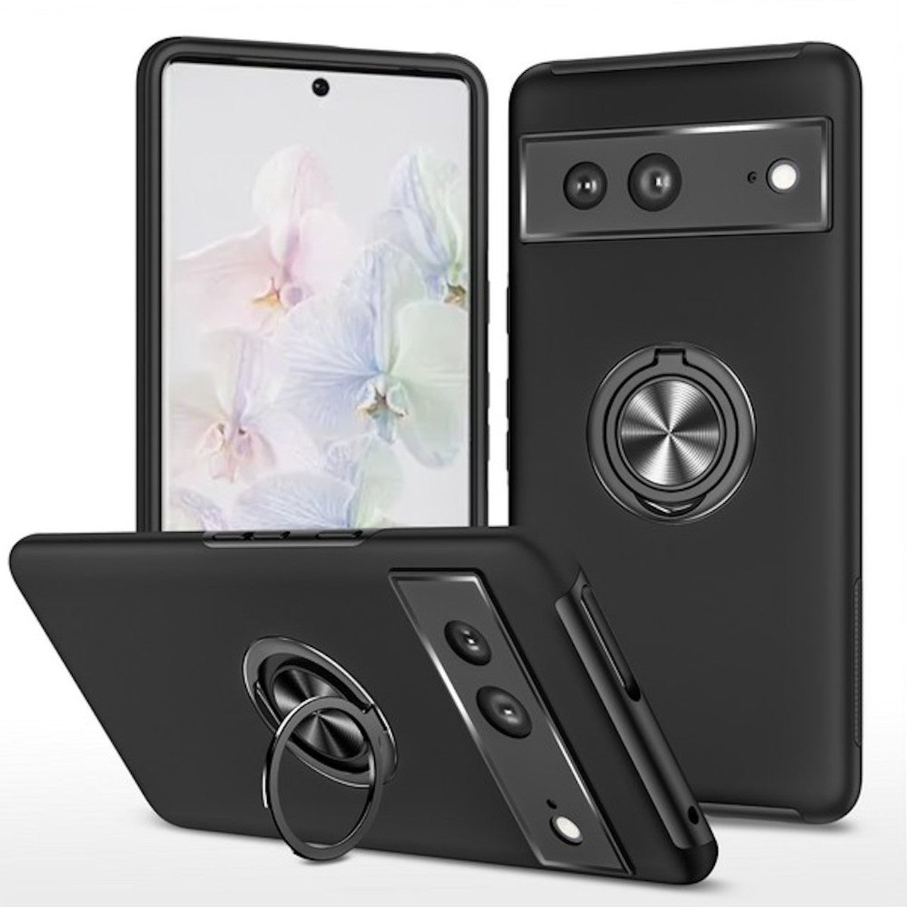 Hybrid Magnetic Invisible Ring Case for Google Pixel 7A